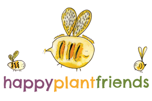 Logo van happyplantfriends, shop voor insecten-, vlinder en bijenzadenFoto